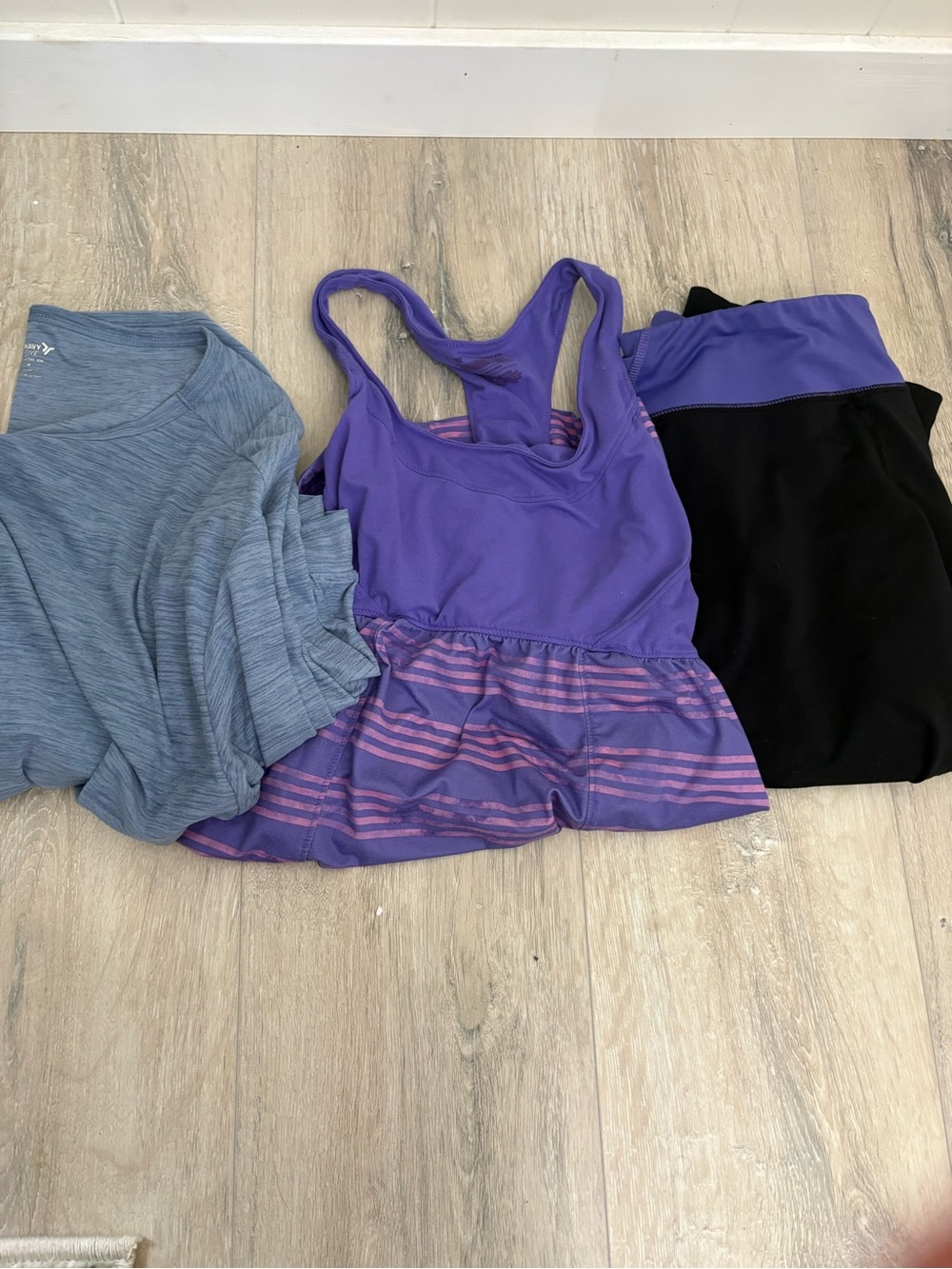 Purple and Blue Workout bundle